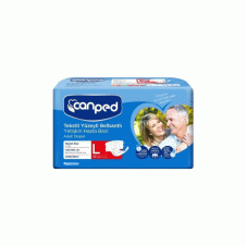 CANPED TEKSTİL YÜZEY BÜYÜK BOY BEL BANTLI HASTA BEZİ 30'LU L