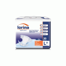 LORİNA BEL BANTLI HASTA BEZİ LARGE 30LU