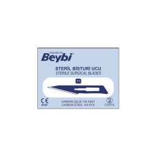 BEYBİ BİSTURİ UCU NO:15 100LÜK=1KUTU