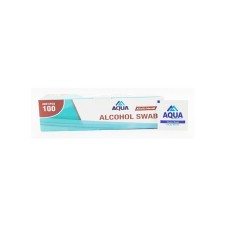 AQUA ALKOL SWAB 100LÜ ENJEKSİYON ÖNCESİ SWAP 8CM*11CM  1KUTU=100ADET
