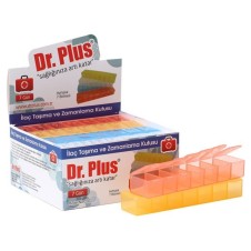 DR.PLUS HAFTALIK İLAÇ SAKLAMA KUTUSU 7 GÜNLÜK ÇEŞİTLİ RENKLER