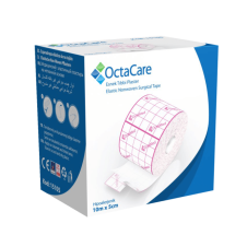 (10 adet) OctaCare Esnek Tıbbi Plaster (Fix) 10m x 5cm 15105 Flaster