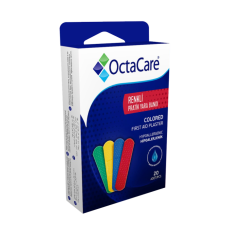 10 kutu Octacare Renkli Yarabandı 20'li  19mm x 72mm 40230