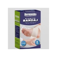 DERMATEKS ELASTİK BANDAJ 8 CM X 120 CM (POŞETLİ-KUTUSUZ)