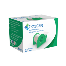 (10 adet) OctaCare Octamed Kağıt Tıbbi Plaster 5mx5cm 12505 flaster