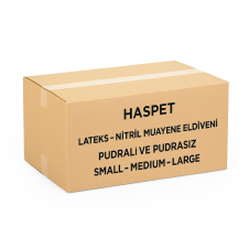 HASPET NİTRİL MUAYENE ELDİVENİ SİYAH PUDRASIZ SMALL 20PAKET=1KOLİ=2000ADET