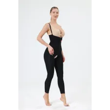 GÖĞÜS ALTI AYAK BİLEĞİ LİPOSUCTION KORSE SİYAH  E-425S-L LARGE