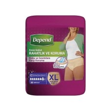 DEPEND EMİCİ KÜLOT XLARGE 10LU