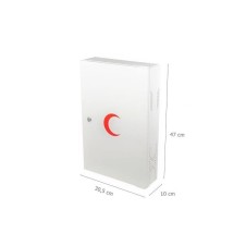 ERKENTMED METAL KİLİTLİ ECZA DOLABI AKŞAN 416